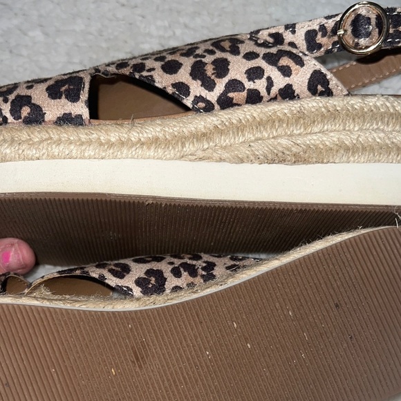 Sonoma Tan and Black Espadrilles with Leopard Print - Picture 6 of 10